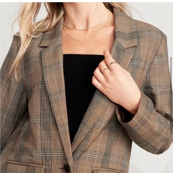 Old Navy Plaid Blazer - Picture 4 of 9